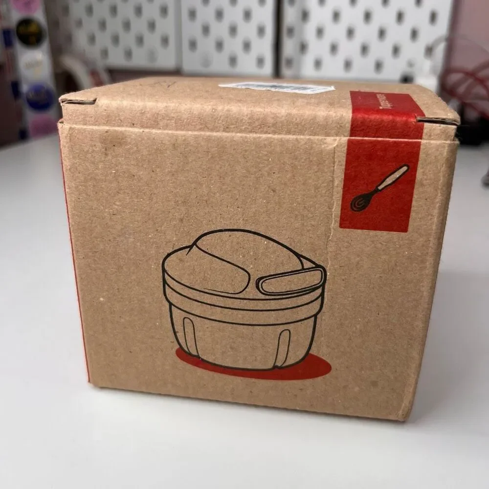 New TUPPERWARE SuperSonic Chopper Compact MINI FOOD PROCESSOR Red